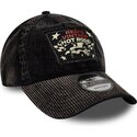 cappello-curvo-nero-cinghia-regolabile-9twenty-patch-acid-cord-hot-rods-di-new-era