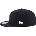 marineblaue-anliegende-59fifty-ac-perf-flat-cap-der-boston-red-sox-mlb-von-new-era