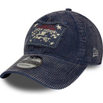 Casquette courbée bleue marine ajustable 9TWENTY Patch Acid Cord New Era