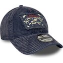 cappello-curvo-blu-marino-cinghia-regolabile-9twenty-patch-acid-cord-di-new-era