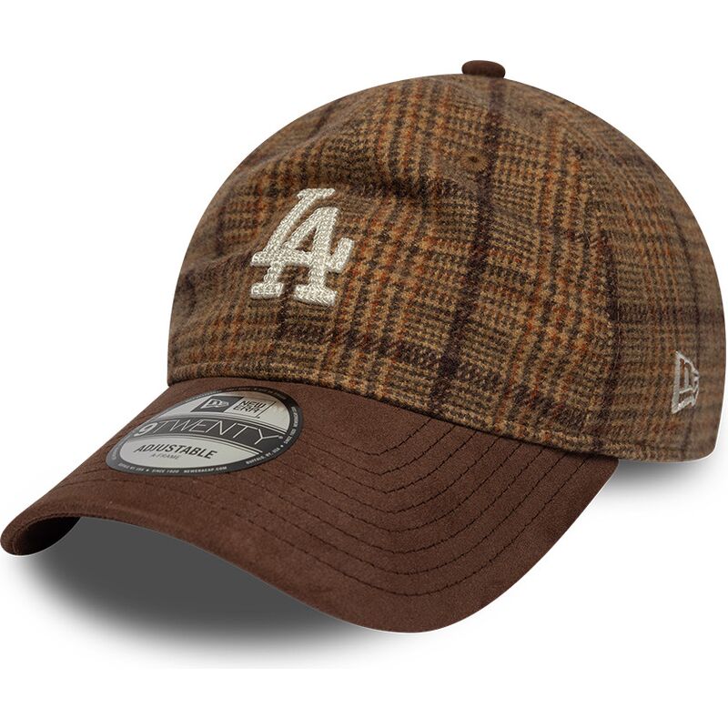 mutzen-gebogen-braun-verstellbares-band-9twenty-mix-check-der-los-angeles-dodgers-mlb-von-new-era mutzen-gebogen-braun-verstellbares-band-9twenty-mix-check-der-los-angeles-dodgers-mlb-von-new-era