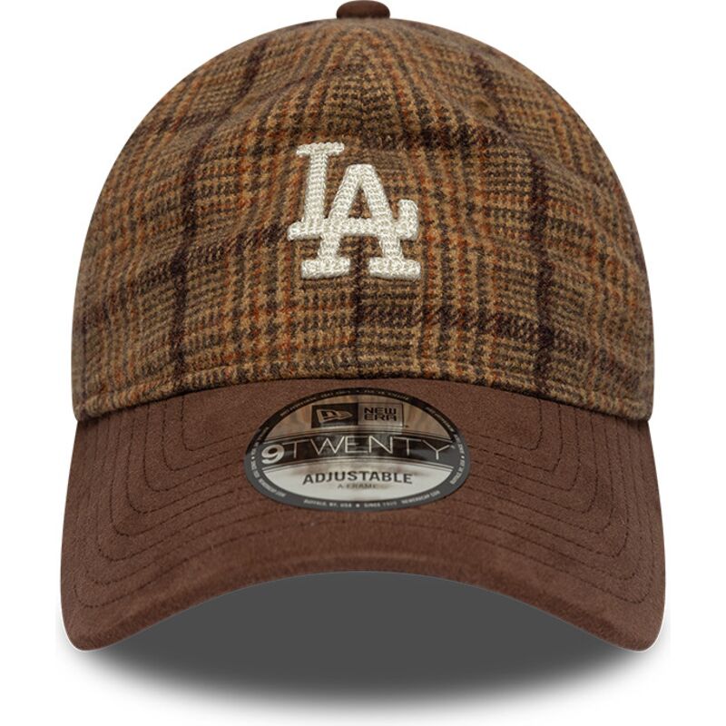 mutzen-gebogen-braun-verstellbares-band-9twenty-mix-check-der-los-angeles-dodgers-mlb-von-new-era mutzen-gebogen-braun-verstellbares-band-9twenty-mix-check-der-los-angeles-dodgers-mlb-von-new-era