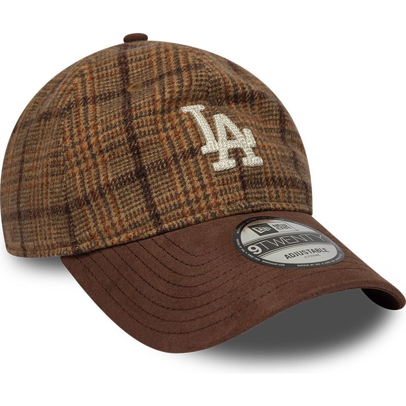 mutzen-gebogen-braun-verstellbares-band-9twenty-mix-check-der-los-angeles-dodgers-mlb-von-new-era mutzen-gebogen-braun-verstellbares-band-9twenty-mix-check-der-los-angeles-dodgers-mlb-von-new-era