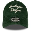 mutzen-gebogen-grun-verstellbares-band-9twenty-a-frame-cord-script-der-los-angeles-dodgers-mlb-von-new-era