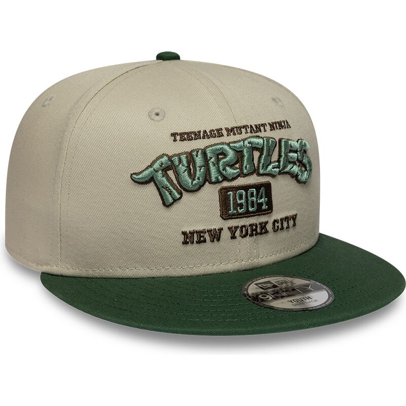 mutzen-flach-grun-snapback-fur-kinder-9fifty-der-tortugas-ninja-von-new-era