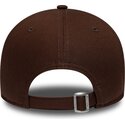 cappello-curvo-marrone-cinghia-regolabile-9forty-league-essential-dei-new-york-yankees-mlb-di-new-era