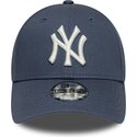 cappello-curvo-blu-cinghia-regolabile-per-bambino-9forty-league-essential-dei-new-york-yankees-mlb-di-new-era