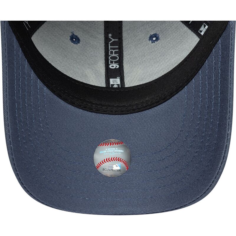 cappello-curvo-blu-cinghia-regolabile-per-bambino-9forty-league-essential-dei-new-york-yankees-mlb-di-new-era
