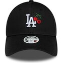 cappello-curvo-nero-cinghia-regolabile-9forty-fruit-icon-cherry-dei-los-angeles-dodgers-mlb-di-new-era