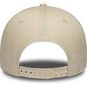 cappello-curvo-beige-snapback-9forty-rose-sequin-dei-new-york-yankees-mlb-di-new-era
