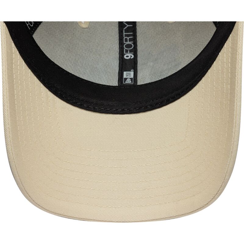 cappello-curvo-beige-snapback-9forty-rose-sequin-dei-new-york-yankees-mlb-di-new-era