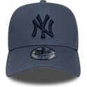 cappello-curvo-blu-snapback-9forty-e-frame-league-essential-dei-new-york-yankees-mlb-di-new-era