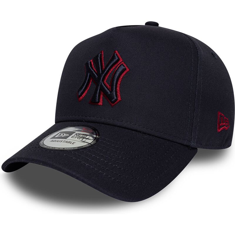 cappello-curvo-blu-marino-snapback-9forty-e-frame-team-outline-dei-new-york-yankees-mlb-di-new-era cappello-curvo-blu-marino-snapback-9forty-e-frame-team-outline-dei-new-york-yankees-mlb-di-new-era