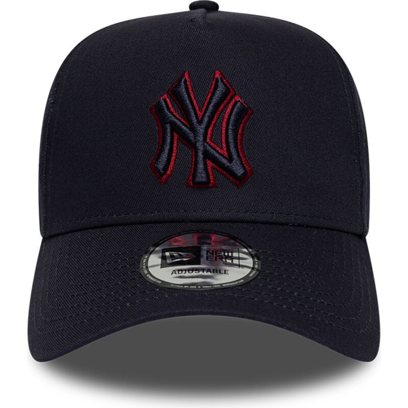 cappello-curvo-blu-marino-snapback-9forty-e-frame-team-outline-dei-new-york-yankees-mlb-di-new-era cappello-curvo-blu-marino-snapback-9forty-e-frame-team-outline-dei-new-york-yankees-mlb-di-new-era