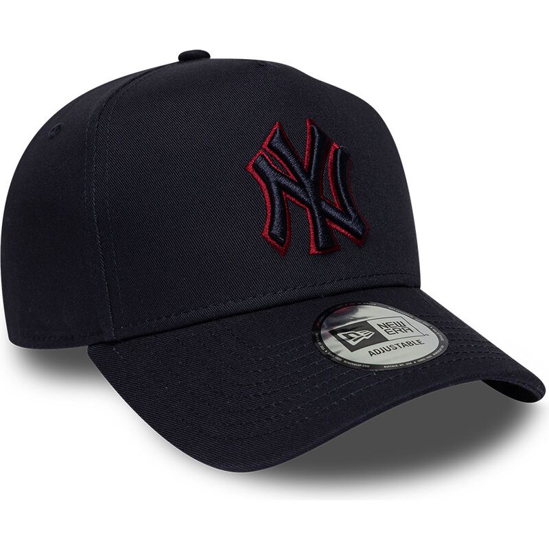 mutzen-gebogen-marineblau-snapback-9forty-e-frame-team-outline-der-new-york-yankees-mlb-von-new-era