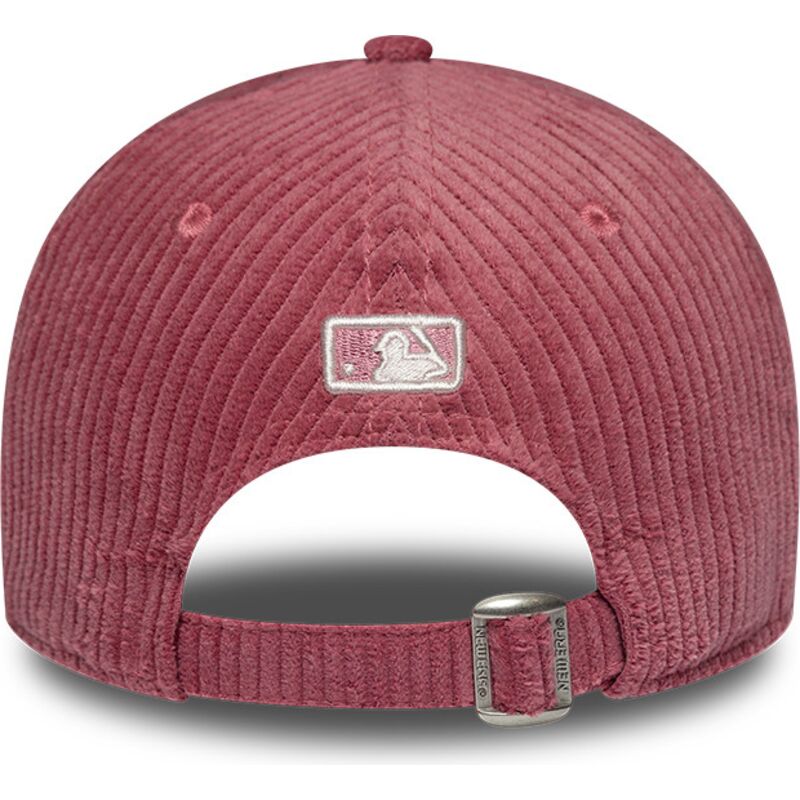 mutzen-gebogen-rosa-verstellbares-band-9forty-m-crown-chunky-cord-der-new-york-yankees-mlb-von-new-era