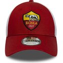 cappello-curvo-rosso-cinghia-regolabile-9forty-league-dei-associazione-sportiva-roma-serie-a-di-new-era