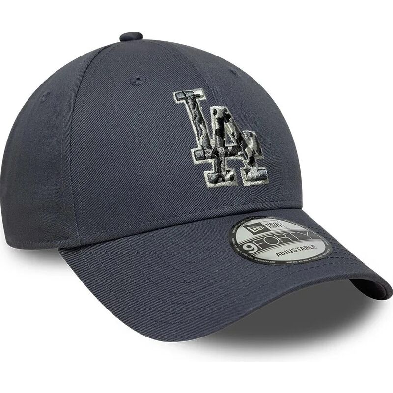 mutzen-gebogen-grau-verstellbares-band-9forty-outline-camo-der-los-angeles-dodgers-mlb-von-new-era