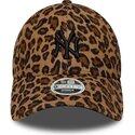 cappello-curvo-leopardato-cinghia-regolabile-9forty-leopard-cord-dei-new-york-yankees-mlb-di-new-era