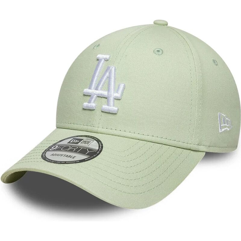 mutzen-gebogen-grun-verstellbares-band-9forty-league-ess-9forty-league-essential-der-los-angeles-dodgers-mlb-von-new-era