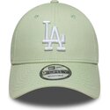 mutzen-gebogen-grun-verstellbares-band-9forty-league-ess-9forty-league-essential-der-los-angeles-dodgers-mlb-von-new-era