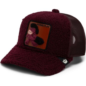 Cappello curvo rosso snapback Horsey Double Stuffed Horse Play The Farm Goorin Bros.
