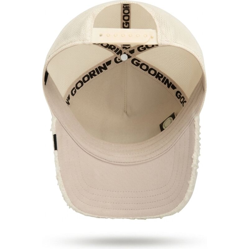 cappello-curvo-beige-snapback-dei-teddy-double-stuffed-the-farm-goorin-bros