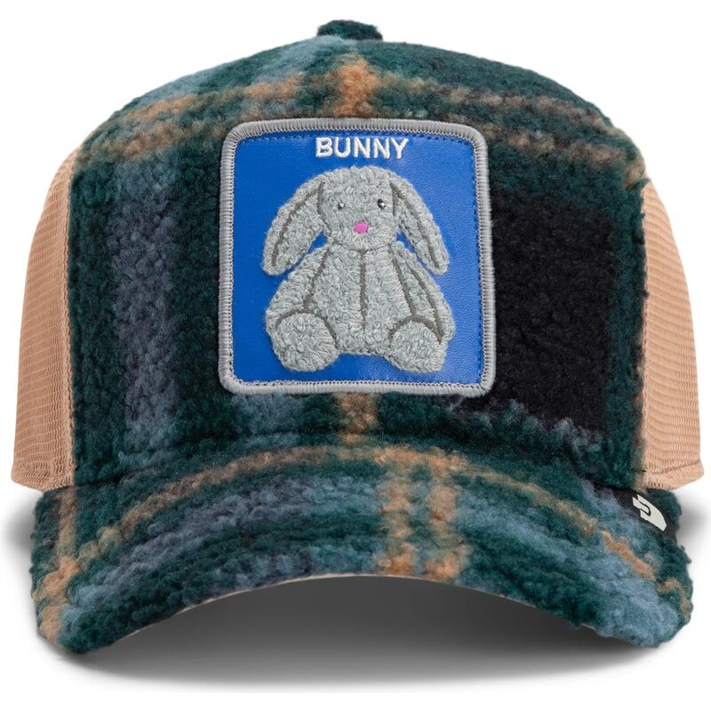casquette-trucker-verte-et-beige-lapin-en-peluche-bunny-double-stuffed-the-farm-goorin-bros casquette-trucker-verte-et-beige-lapin-en-peluche-bunny-double-stuffed-the-farm-goorin-bros