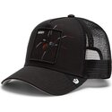 cappello-curvo-nero-snapback-over-the-line-spider-out-of-bounds-daddy-the-farm-goorin-bros