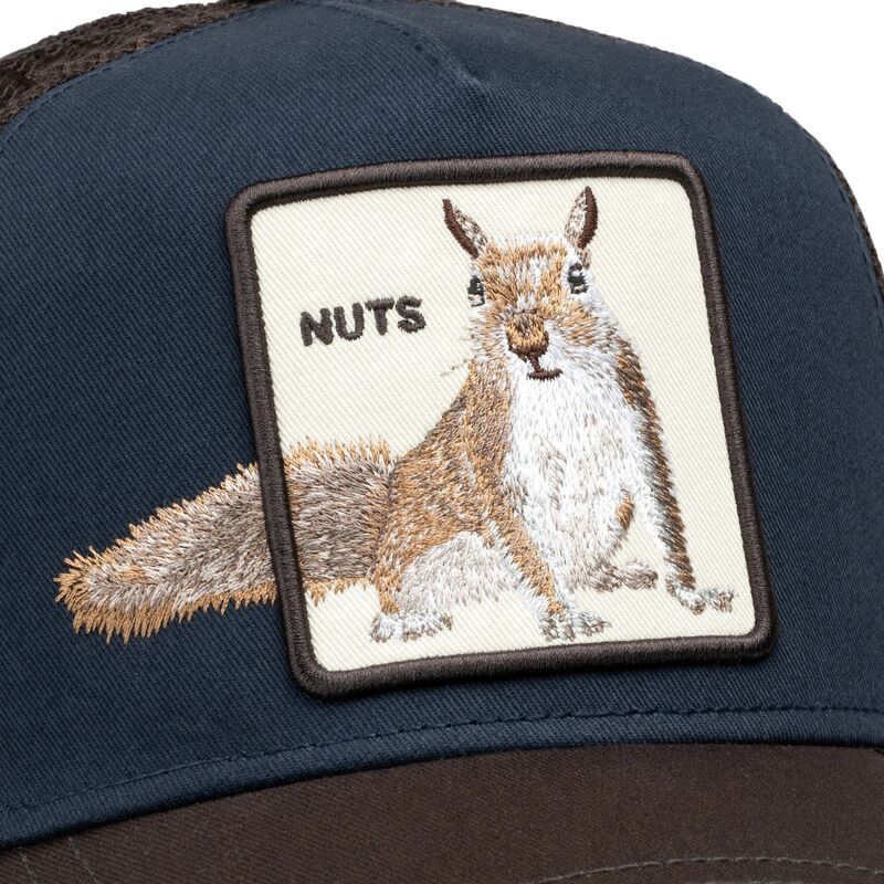 mutzen-gebogen-braun-snapback-over-the-line-squirrel-out-of-bounds-nuts-the-farm-goorin-bros