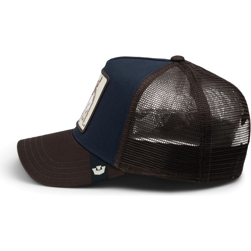 cappello-curvo-marrone-snapback-over-the-line-squirrel-out-of-bounds-nuts-the-farm-goorin-bros