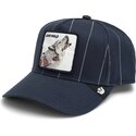 cappello-curvo-blu-marino-snapback-pinstripe-lone-wolf-playmakers-the-farm-goorin-bros