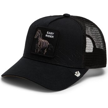 Cappello curvo nero snapback Stallion Badlands The Farm Goorin Bros.