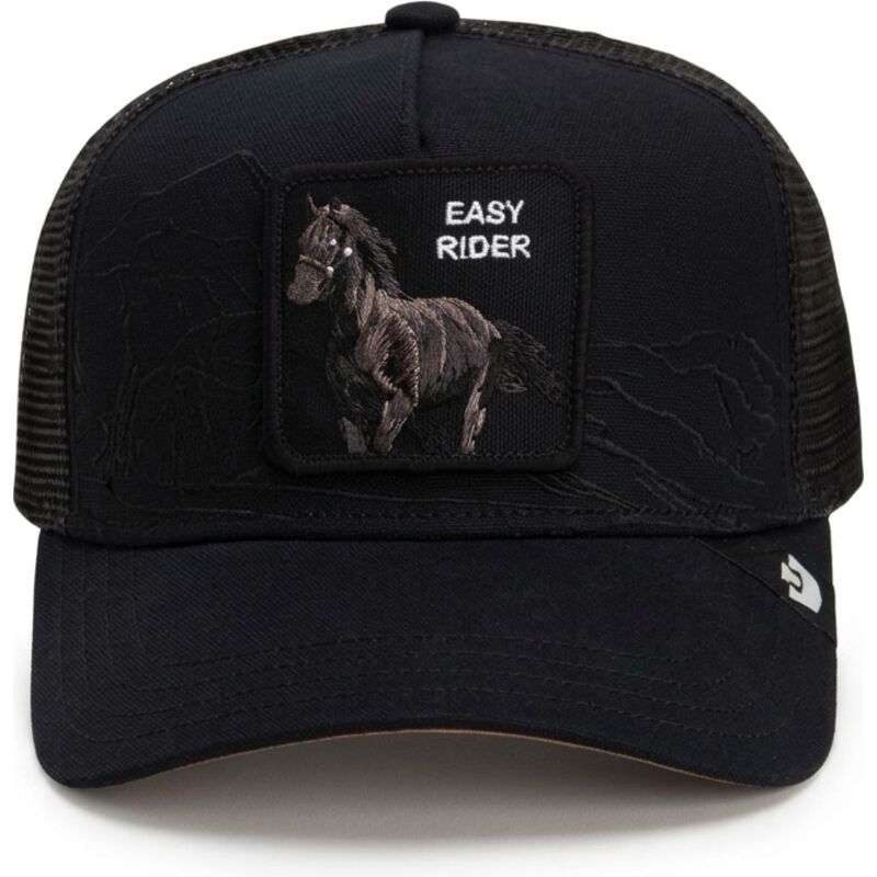 mutzen-gebogen-schwarz-snapback-stallion-badlands-the-farm-goorin-bros