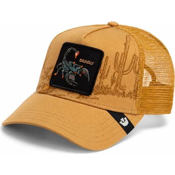Cappello curvo marrone snapback Scorpion Badlands Deadly The Farm Goorin Bros.