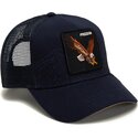 cappello-curvo-blu-marino-snapback-eagle-badlands-freedom-the-farm-goorin-bros