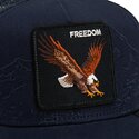 cappello-curvo-blu-marino-snapback-eagle-badlands-freedom-the-farm-goorin-bros