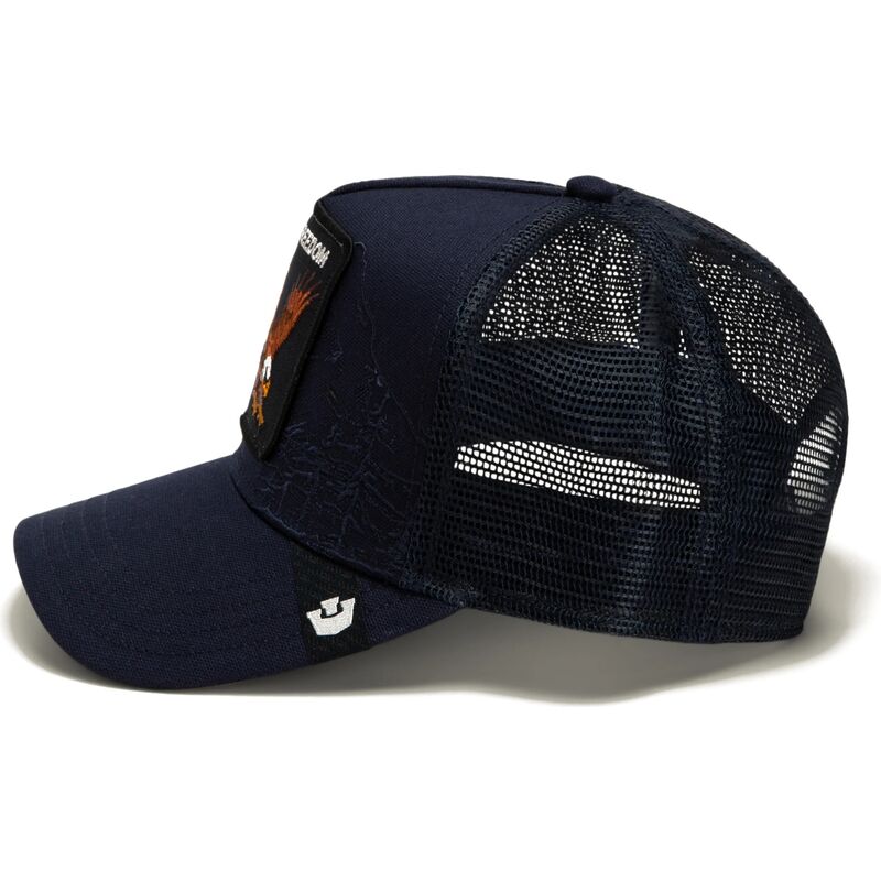cappello-curvo-blu-marino-snapback-eagle-badlands-freedom-the-farm-goorin-bros