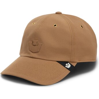Cappello curvo marrone cinghia regolabile Wordmark Castle Marquee Papa The Farm Goorin Bros.