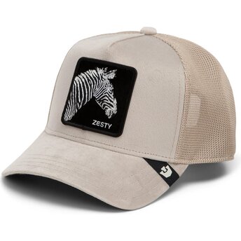 Mützen gebogen beige snapback Velour Zesty The Farm Goorin Bros.