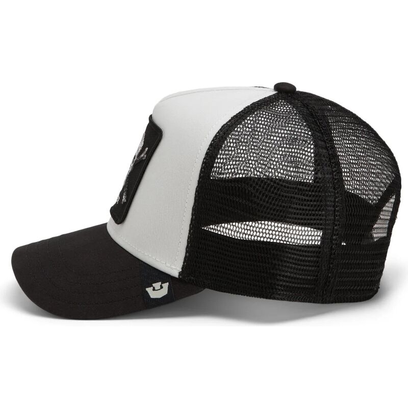 cappello-curvo-nero-snapback-danger-skull-and-crossbones-original-recipe-the-farm-goorin-bros cappello-curvo-nero-snapback-danger-skull-and-crossbones-original-recipe-the-farm-goorin-bros