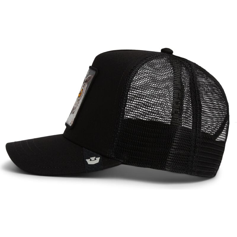 casquette-trucker-noire-hibou-wise-ass-original-recipe-the-farm-goorin-bros casquette-trucker-noire-hibou-wise-ass-original-recipe-the-farm-goorin-bros