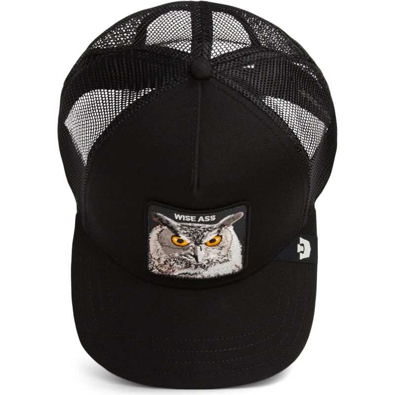 casquette-trucker-noire-hibou-wise-ass-original-recipe-the-farm-goorin-bros casquette-trucker-noire-hibou-wise-ass-original-recipe-the-farm-goorin-bros