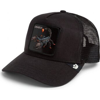 Casquette trucker noire scorpion Deadly Scorpion Original Recipe The Farm Goorin Bros.