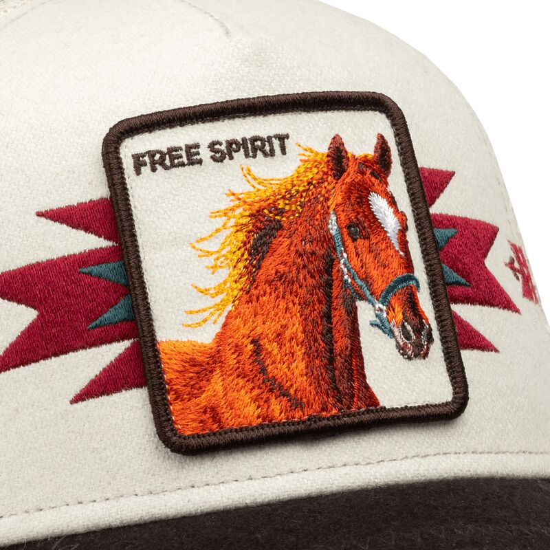 casquette-trucker-creme-cheval-canyon-free-spirit-trailblazer-the-farm-goorin-bros casquette-trucker-creme-cheval-canyon-free-spirit-trailblazer-the-farm-goorin-bros