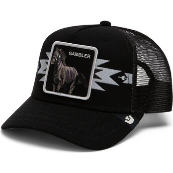 Cappello curvo nero snapback Canyon Gambler Trailblazer The Farm Goorin Bros.