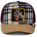 cappello-curvo-multicolore-snapback-brit-panther-check-mate-pissed-the-farm-goorin-bros