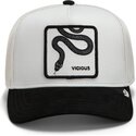 mutzen-gebogen-weiss-snapback-digital-vicious-split-decision-the-farm-goorin-bros