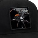 cappello-curvo-nero-snapback-black-out-spider-blackened-metallic-poison-the-farm-goorin-bros