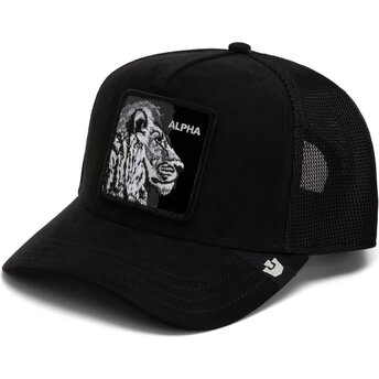Cappello curvo nero snapback Black Out Lion Blackened Metallic Alpha The Farm Goorin Bros.